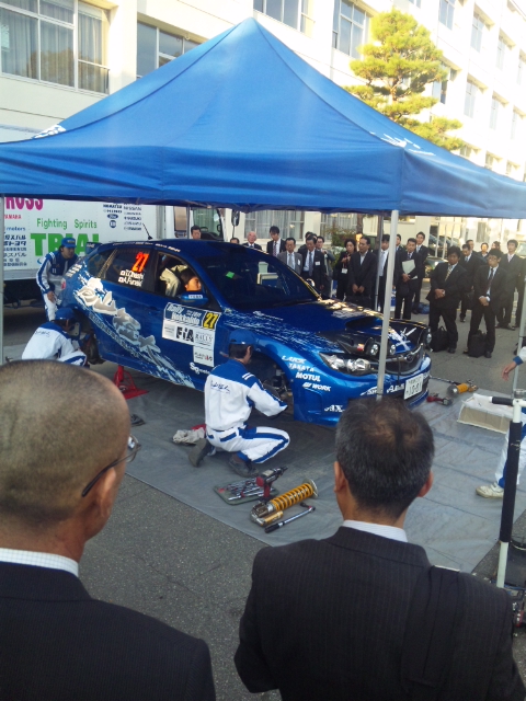 高山自動車短期大学に行ってきました。