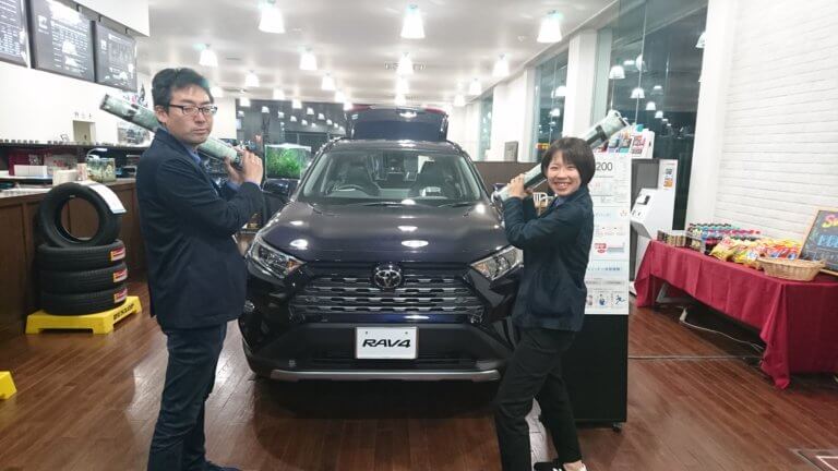 新型RAV4ラゲージ広々♪