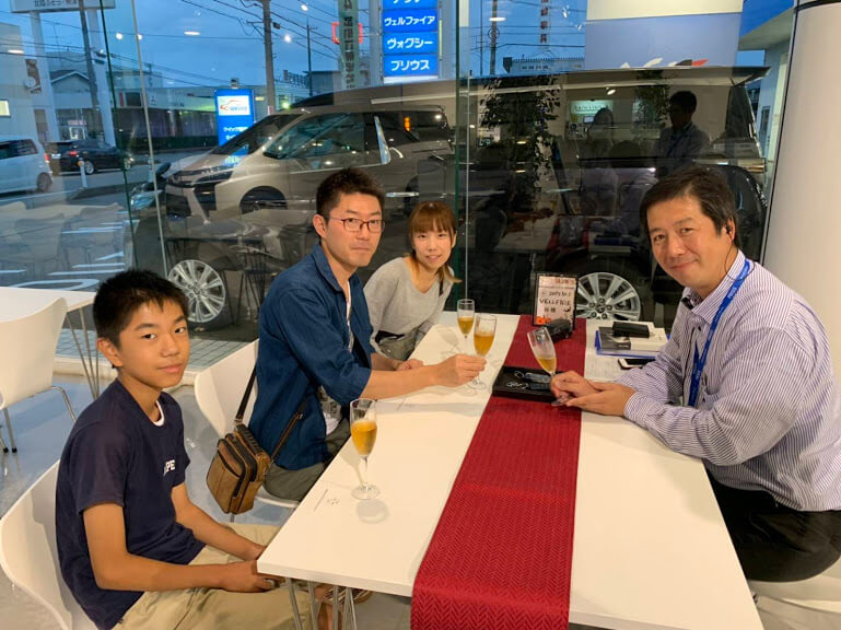 魚津店 ヴェルファイア納車式 Staff Blog