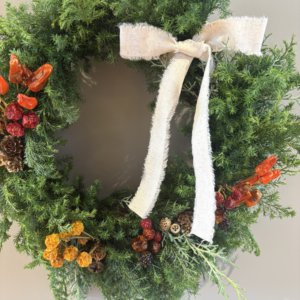 【婦中店】クリスマスリース作り🎄