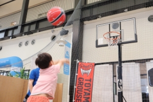 フリースローチャレンジby 富山グラウジーズ